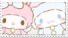 my melody & cinnamoroll